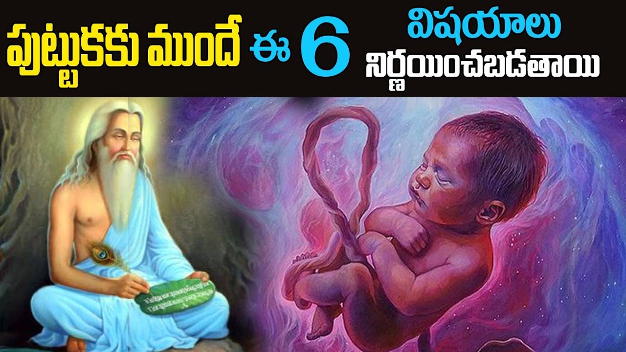 Birth : లోకంలో ప్రతి జీవి పుట్టుకకు ముందే ఈ ఆరు విషయాలు నిర్ణయించబడతాయి...!